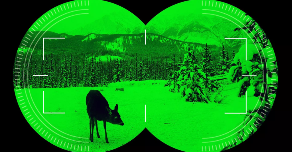 How far can you see with a night vision scope