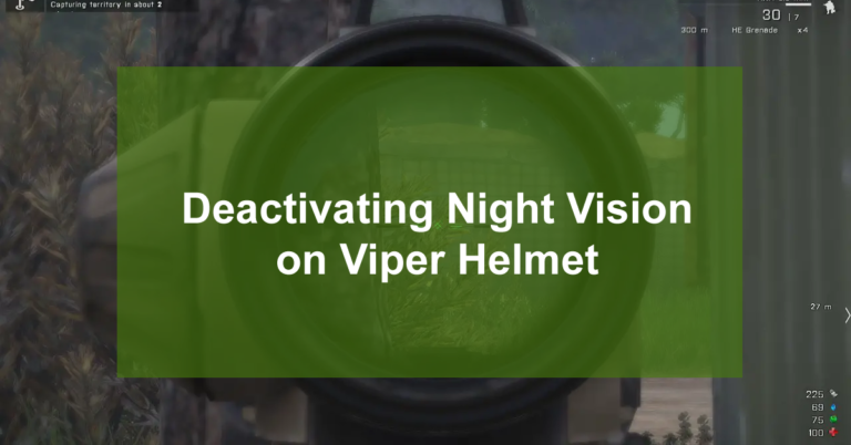 Deactivating Night Vision on Viper Helmet: How to Turn Off?